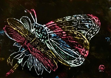 Отпечатки и Гравюры под названием "Бабочка" - Larissa Lukaneva, Подлинное произведение искусства, Другой