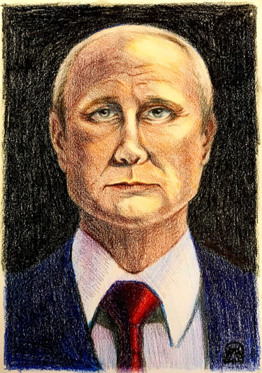 Drawing titled "Мужской портрет. Ск…" by Larissa Lukaneva, Original Artwork, Pencil