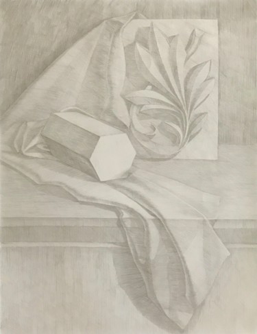 Drawing titled "Розетка" by Larissa Lukaneva, Original Artwork, Graphite