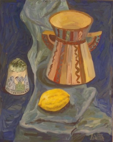 Drawing titled "Study Lemon and Sal…" by Larissa Lukaneva, Original Artwork, Other