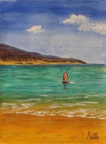 Tenerife Dibujo titulada "Tenerife" por Larissa Lukaneva, Obra de arte original, Otro