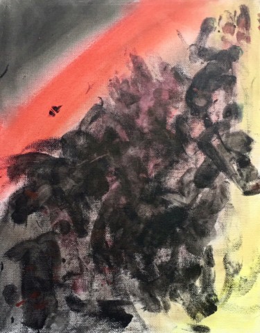 Pittura intitolato "energie sombre part…" da Seira ( Projet Energie Sombre), Opera d'arte originale, Acrilico