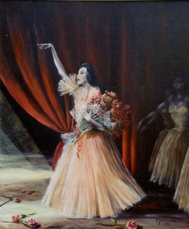 Pittura intitolato "N° 128 L INSTANT DE…" da Enio Maccazzola, Opera d'arte originale, Olio Montato su Telaio per barella in…
