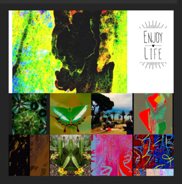 Arts numériques intitulée "Enjoy7" par Enjoylife Project*, Œuvre d'art originale