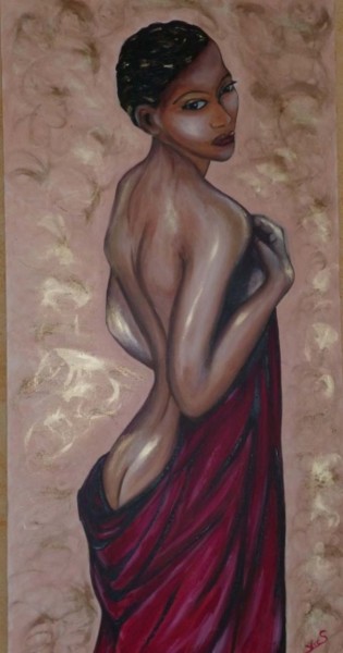 Peinture intitulée "Couleur métisse" par Muriel Vic, Œuvre d'art originale