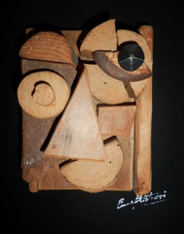 Sculpture titled "io.jpg" by Ennio Bastiani, Original Artwork, Wood