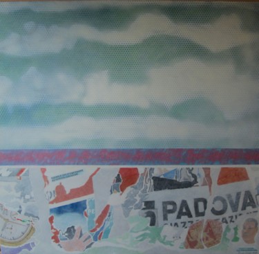 Peinture intitulée "Padova è una livida…" par Ennio, Œuvre d'art originale, Acrylique