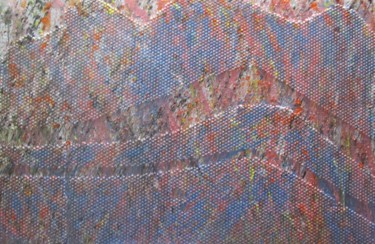 Peinture intitulée "Via da queste spond…" par Ennio, Œuvre d'art originale, Pigments