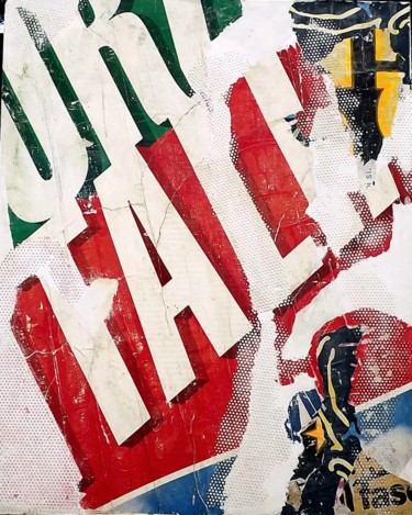 Peinture intitulée "Forza Italia /op. 1…" par Ennio, Œuvre d'art originale, Huile