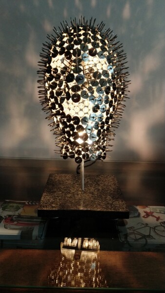 Sculpture titled "Belleza Interior" by Enric Alonso Masana, Original Artwork, Metals