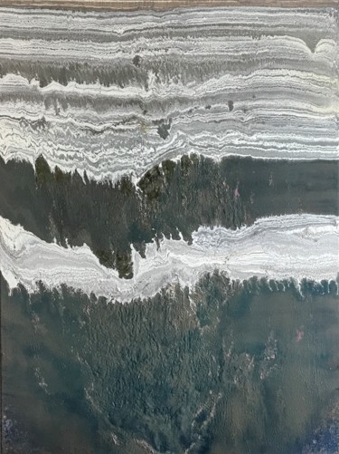 Pittura intitolato "Glaciar" da Enric Correa, Opera d'arte originale, Smalto