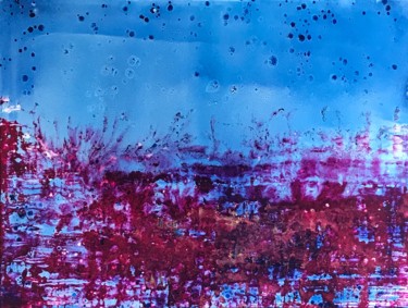 Pittura intitolato "Plasma" da Enric Correa, Opera d'arte originale, Smalto