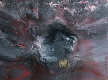 Painting titled "Energía sobrenatural" by Enric Correa, Original Artwork, Enamel