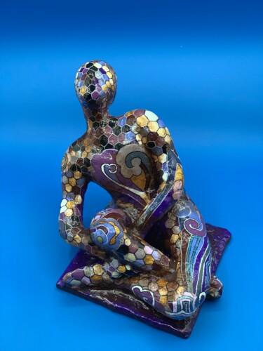 Skulptur mit dem Titel "Infinite Me" von Enrica Toffoli, Original-Kunstwerk, Ton