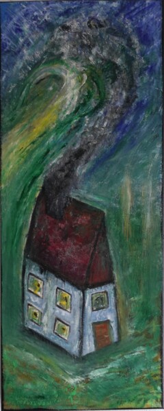 Pintura titulada "Home" por Enrico Haack, Obra de arte original, Oleo