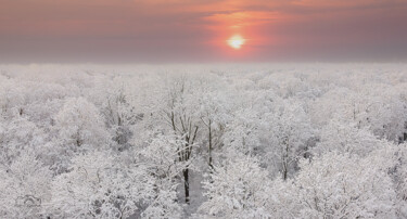 Photographie intitulée "Winterlandschaft im…" par Enrico Sporleder, Œuvre d'art originale, Photographie numérique