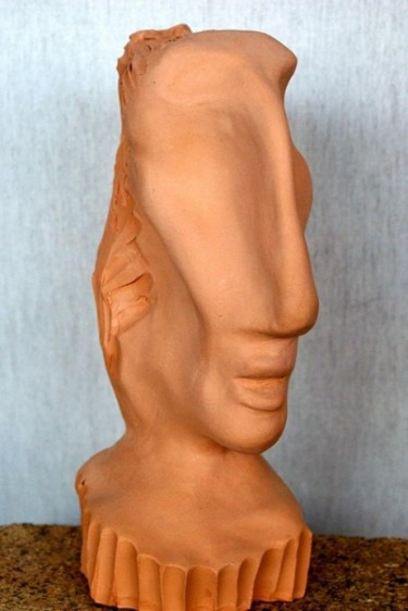 Sculpture titled "Vinagre" by Enric Santamaria Eulogio, Original Artwork, Terra cotta