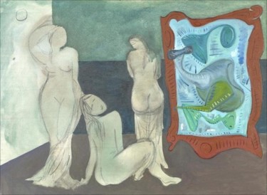 Pintura titulada "Mirall trencat" por Enric Santamaria Eulogio, Obra de arte original