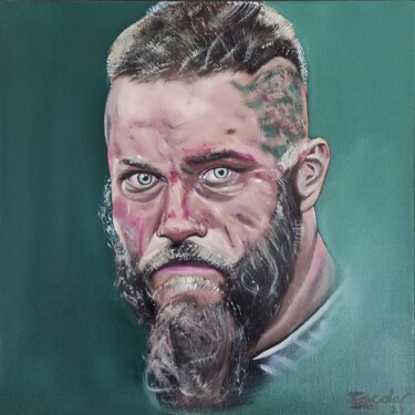 Peinture intitulée "Ragnar" par Enrique Escolar Hernández, Œuvre d'art originale, Huile