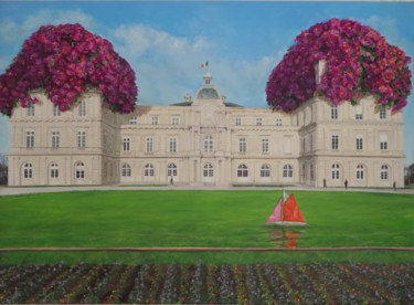 Peinture intitulée "Luxembourg" par Enrique Etievan, Œuvre d'art originale