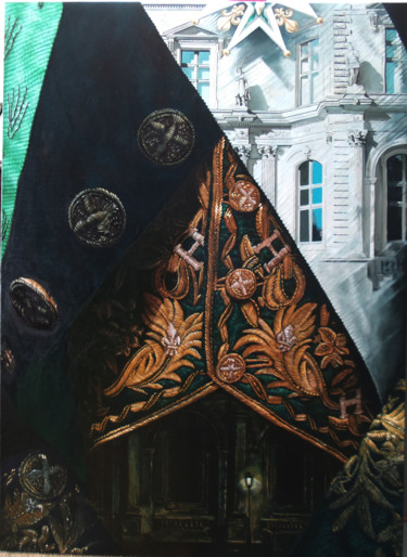 Painting titled "Un appartement tres…" by Enrique Etievan, Original Artwork