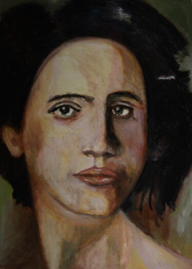 Digital Arts titled "Face 001" by José Sales Albella, Original Artwork, Digital Painting