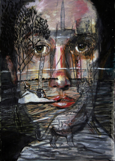 Digital Arts titled "Transparence 04" by José Sales Albella, Original Artwork, Digital Painting