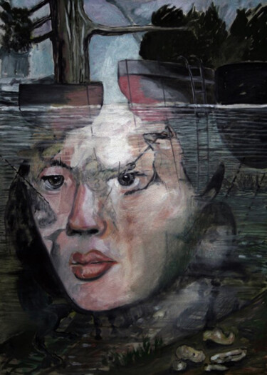 Digitale Kunst mit dem Titel "Transparence 15" von José Sales Albella, Original-Kunstwerk, Digitale Malerei