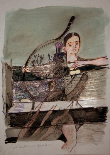 Grafika cyfrowa / sztuka generowana cyfrowo zatytułowany „Fantome 08” autorstwa José Sales Albella, Oryginalna praca, Malars…