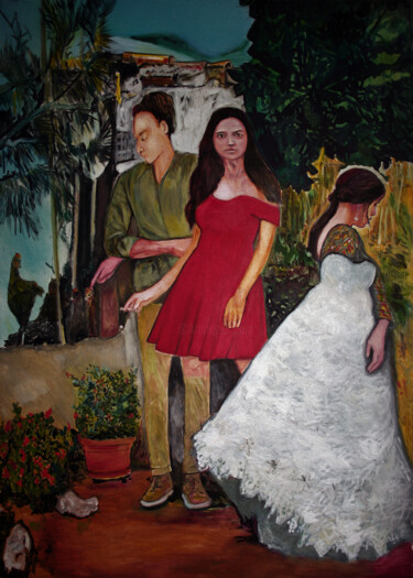 Digital Arts titled "Amour 06" by José Sales Albella, Original Artwork, Digital Painting