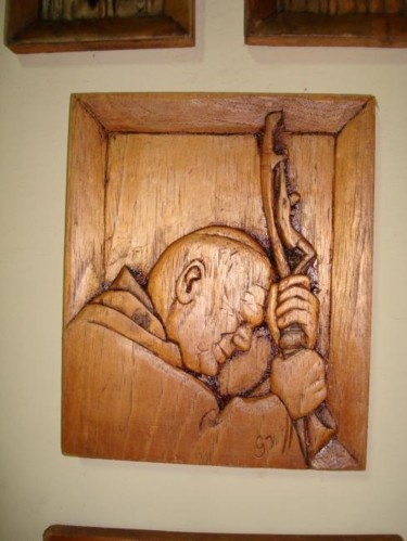 Pintura intitulada "João Paulo II -" por Artedagraça, Obras de arte originais
