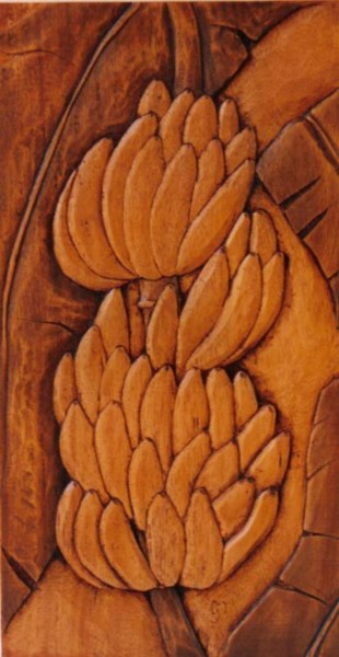 Escultura intitulada "BANANA" por Artedagraça, Obras de arte originais