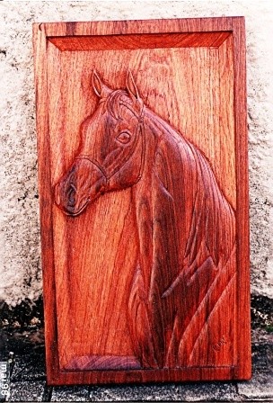Escultura intitulada "cavalo" por Kin, Obras de arte originais