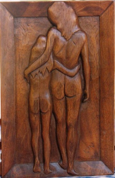 Escultura intitulada "Nuas" por Kin, Obras de arte originais