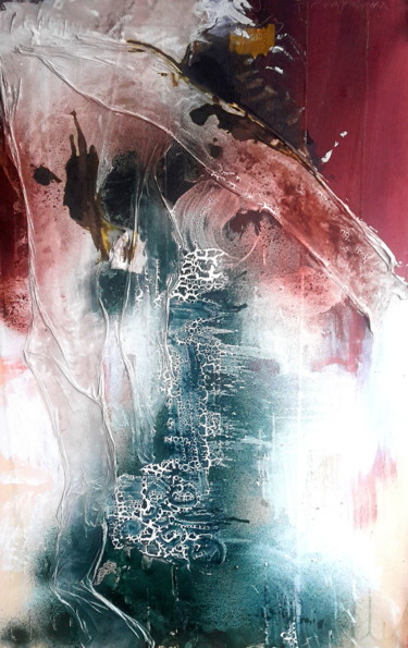 Painting titled "Chaos" by Enxhi Shehu, Original Artwork, Acrylic