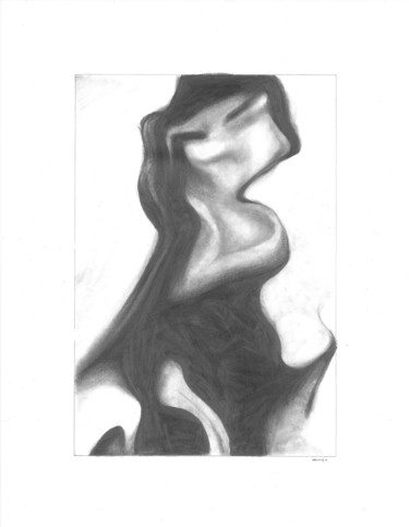 Drawing titled "NOBODY 01" by Enzo D'Ascanio, Original Artwork, Graphite