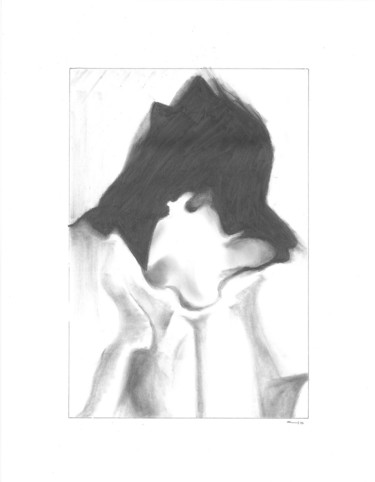 Drawing titled "NOBODY 03" by Enzo D'Ascanio, Original Artwork, Graphite