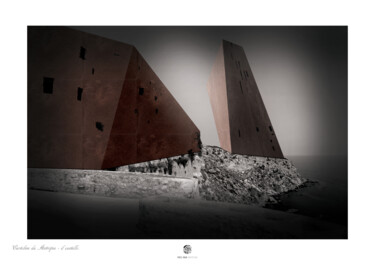 Arte digitale intitolato "Il castello 2.0" da Enzo Ceglie, Opera d'arte originale, Collage digitale