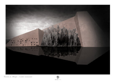 Arts numériques intitulée "Il cimitero monumen…" par Enzo Ceglie, Œuvre d'art originale, Travail numérique 2D