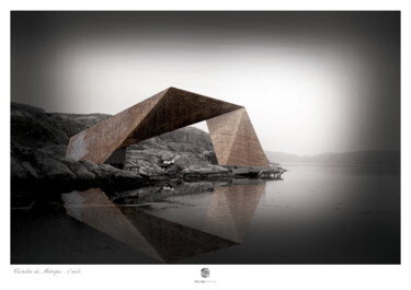 Arte digitale intitolato "Il molo" da Enzo Ceglie, Opera d'arte originale, Collage digitale