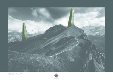 Arts numériques intitulée "Totem 2.0" par Enzo Ceglie, Œuvre d'art originale, Collage numérique