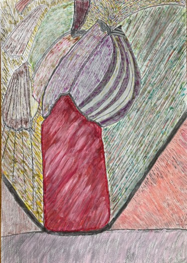 Coloring, Colorare,Coloriage Dessin intitulée "Coloring, Colorare,…" par Enzo D'Alfonso, Œuvre d'art originale, Aquarelle