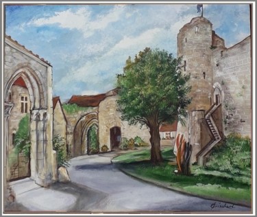 Yèvre-le-Chatel Journée Peinture 2018 Peinture intitulée "Yèvre-le-Chatel Jo…" par Christian Eprinchard, Œuvre d'art originale, Huile
