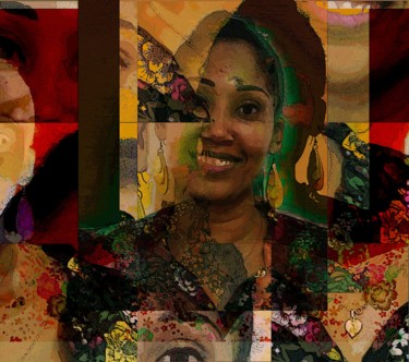 Arts numériques intitulée "Nadia scape" par Eric Vincent, Œuvre d'art originale, Photo montage