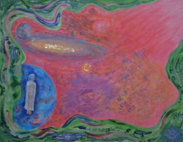 Pintura intitulada "From micro Cosmos t…" por Erdal Bölükbaşı, Obras de arte originais, Acrílico