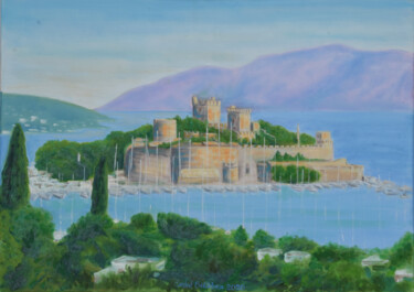 "Bodrum Castle" başlıklı Tablo Erdal Bölükbaşı tarafından, Orijinal sanat, Petrol