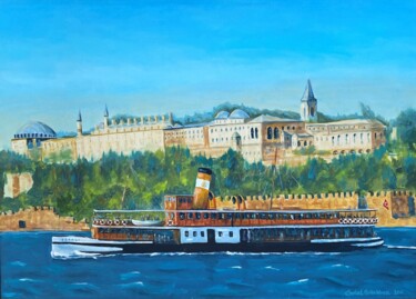 Peinture intitulée "Topkapı Sarayı" par Erdal Bölükbaşı, Œuvre d'art originale, Huile