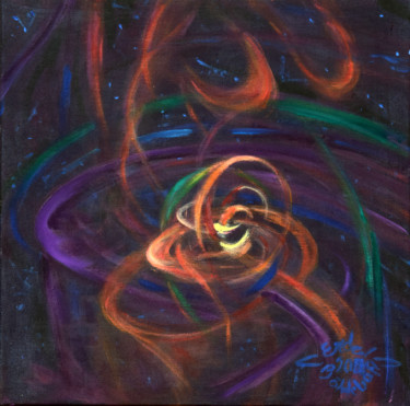 "Cosmic Waves" başlıklı Tablo Erdal Bölükbaşı tarafından, Orijinal sanat, Akrilik