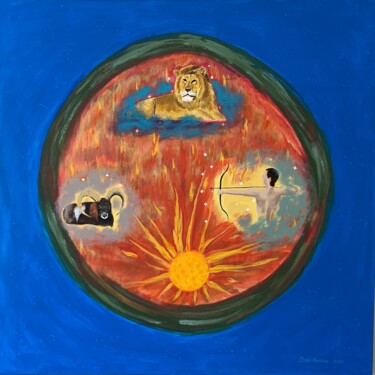 "The Fire Signs : Ar…" başlıklı Tablo Erdal Bölükbaşı tarafından, Orijinal sanat, Akrilik