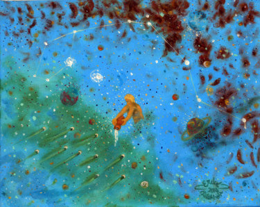 Aquarius "Aquarius" başlıklı Tablo Erdal Bölükbaşı tarafından, Orijinal sanat, Akrilik